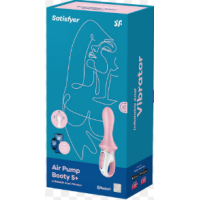 Satisfyer Air Pump Booty Pink - Inflatable Anal Vibrator with App Control